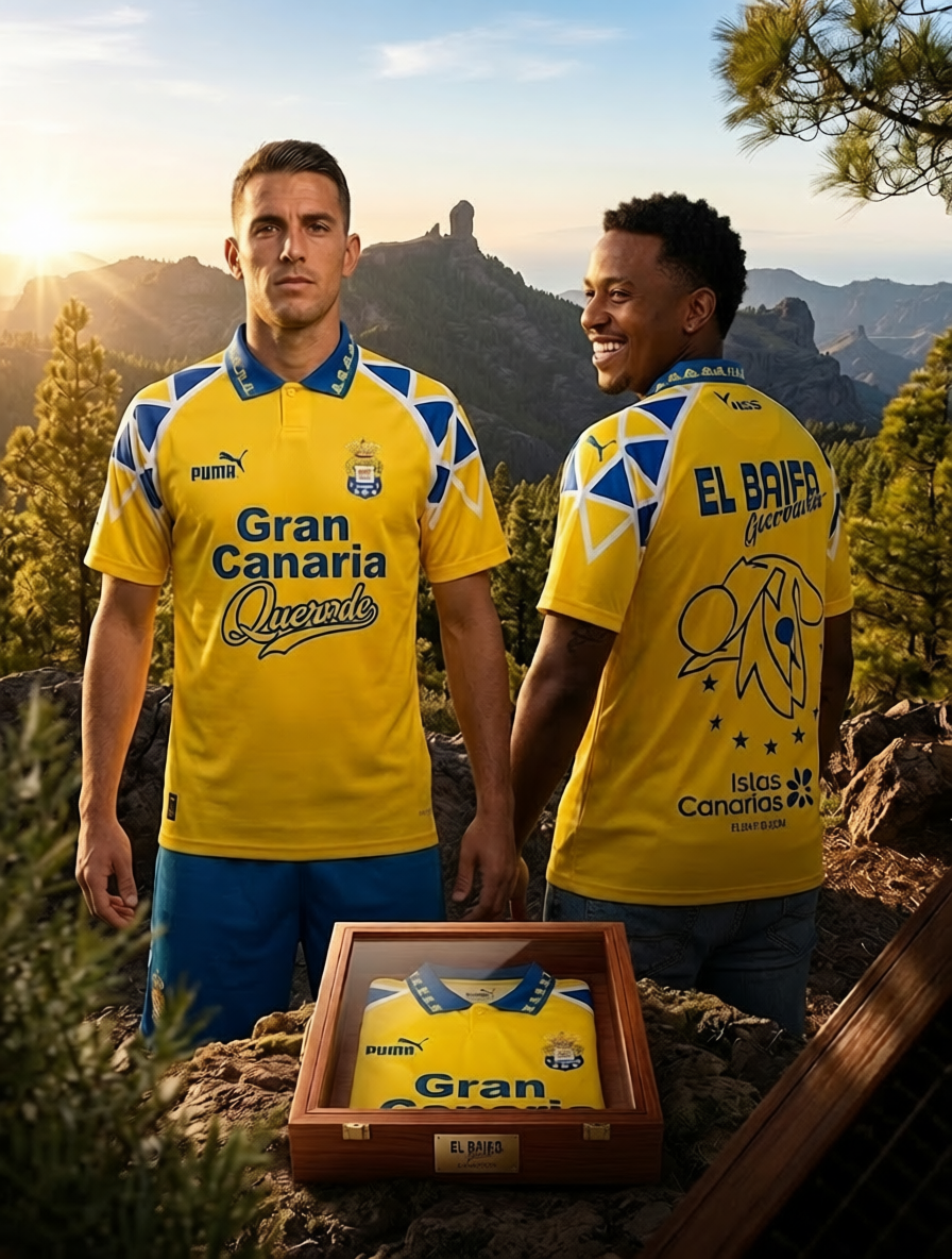 Camiseta Edición Especial UD Las Palmas x Quevedo – "El Baifo"