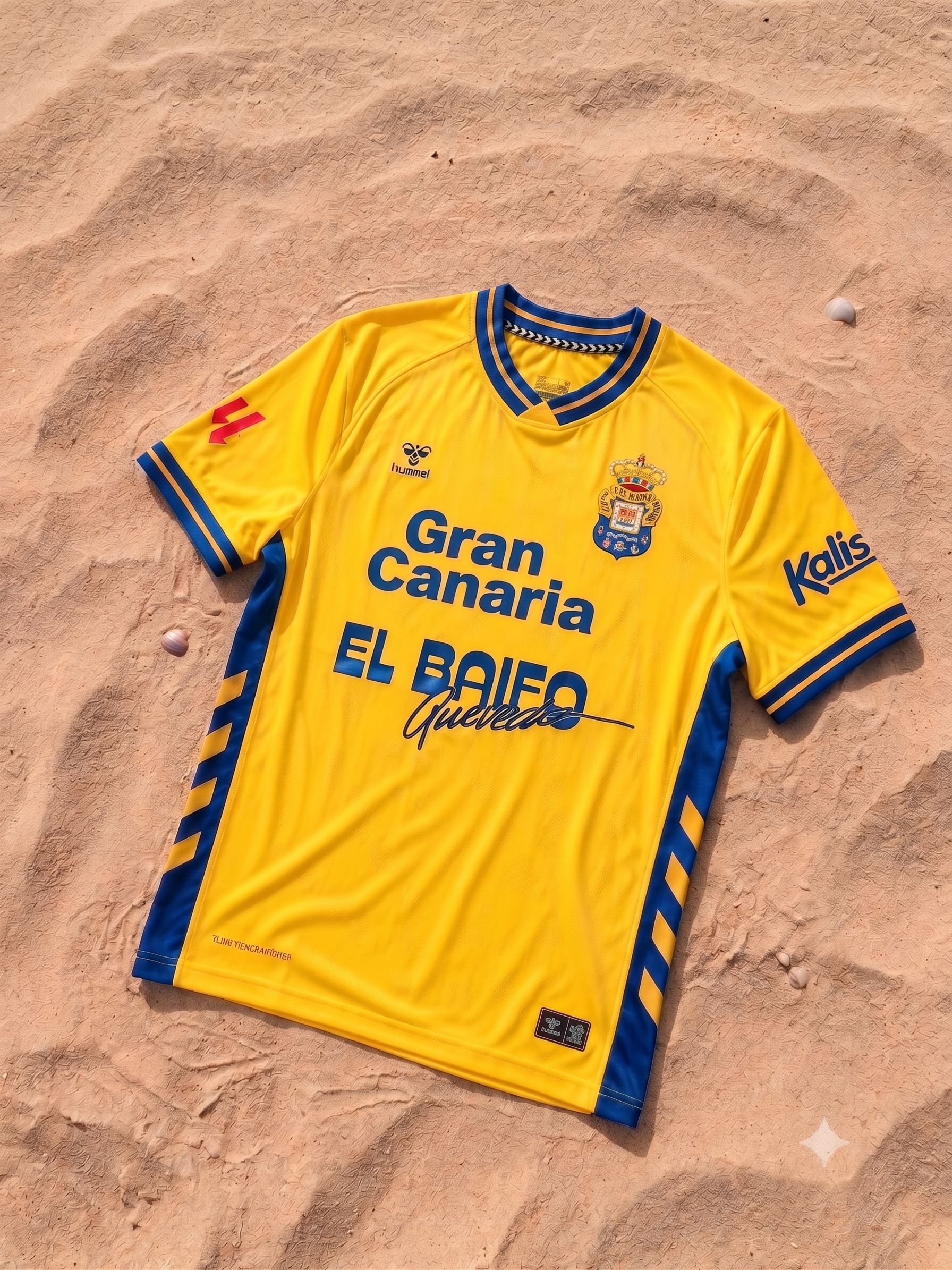 Camiseta UD Las Palmas x Quevedo – "El Baifo"