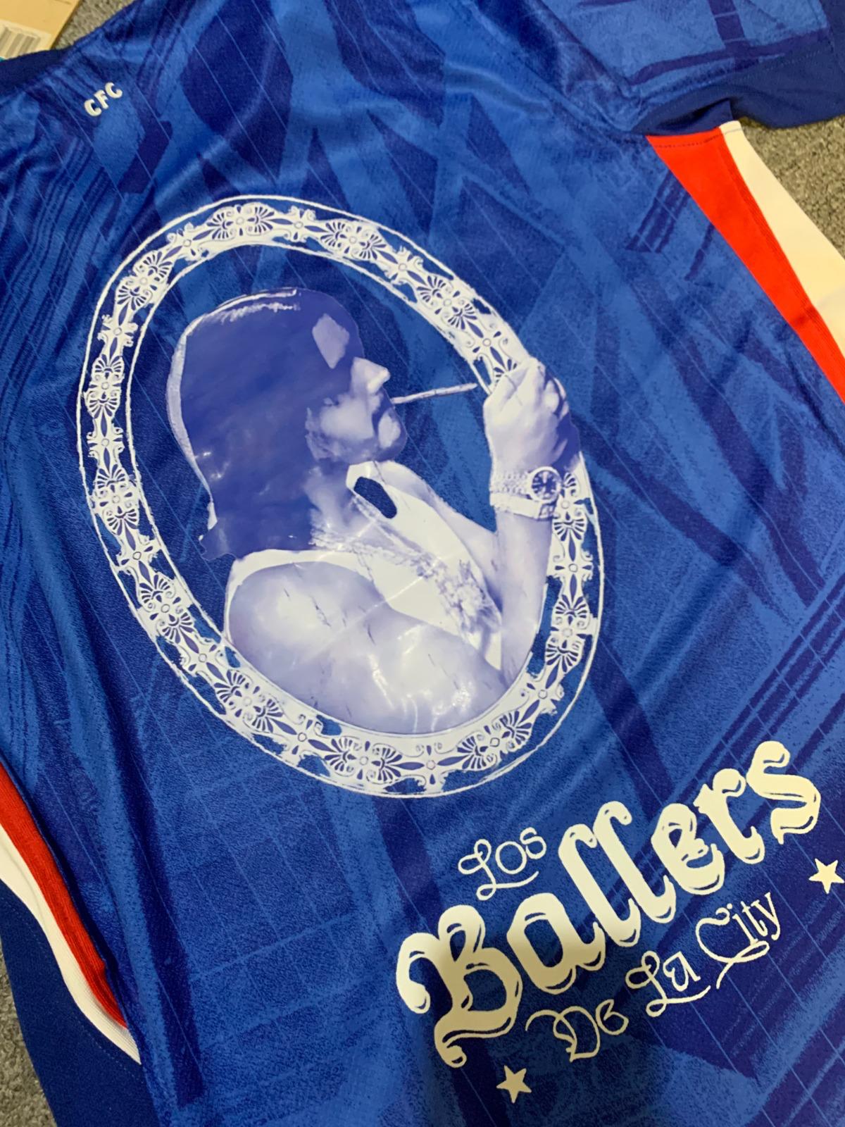 Camiseta Chelsea FC x Clarent – Edición Especial "Los Ballers De La City"